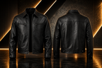 Men's Black Sheep Leather Biker Jacket