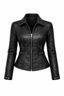 Women Leather Jacket Short