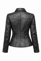 Women Leather Jacket Short