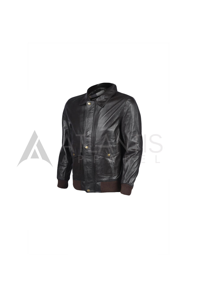 Men Leather Jacket Sports Hover Image