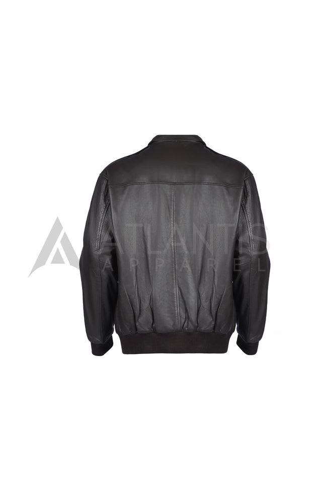 Men Leather Jacket Sports Main Image