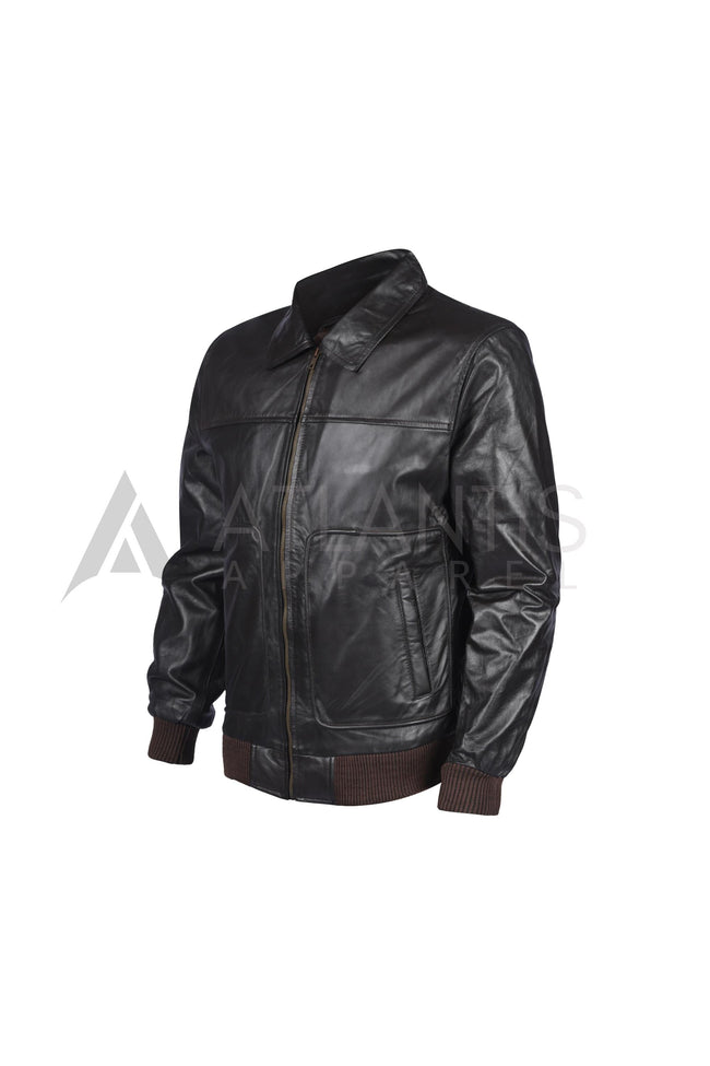 Men Leather Jacket Premium Main Image
