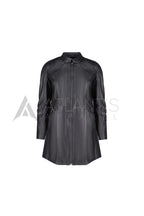 Women Leather Jacket long