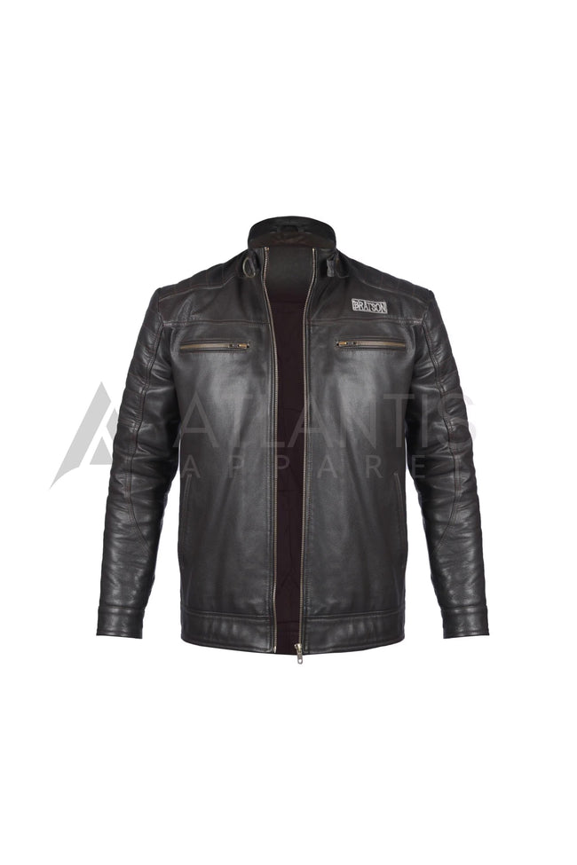Men Leather Jacket Premium 3 Hover Image