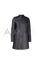Women Leather Jacket long